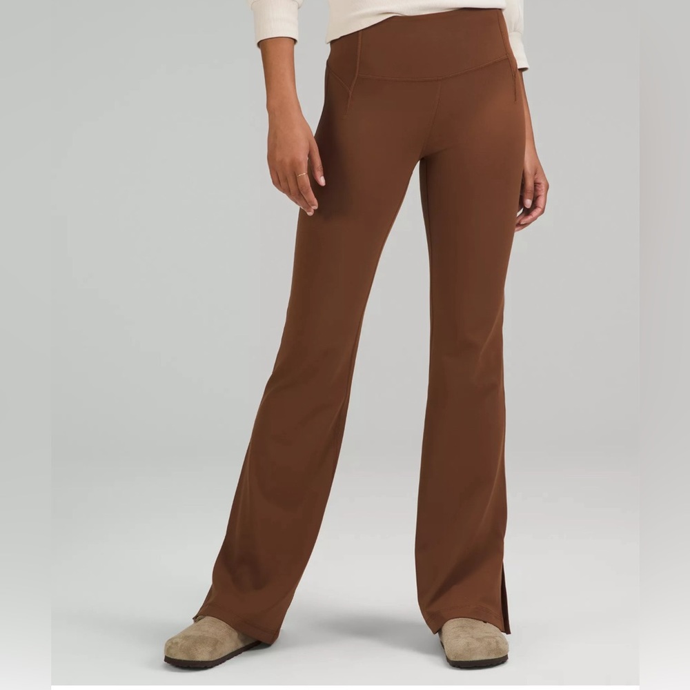 Lululemon Groove Super-High-Rise Split-Hem Flare Pant.